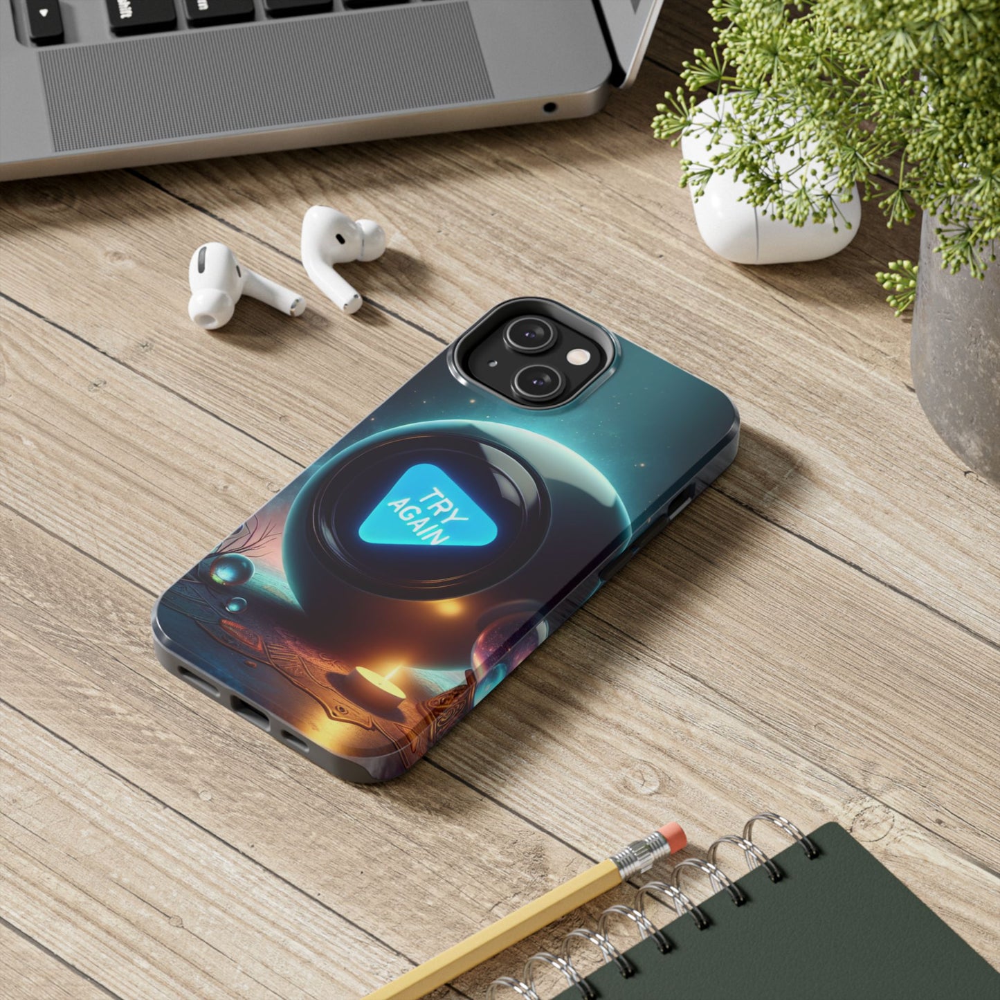 Funny Tough Phone Cases - try again Design