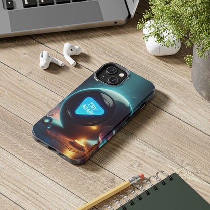 Funny Tough Phone Cases - try again Design