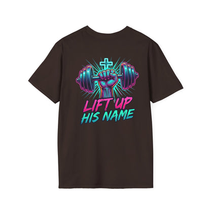 lift up his name graphic tee, unisex tee shirt