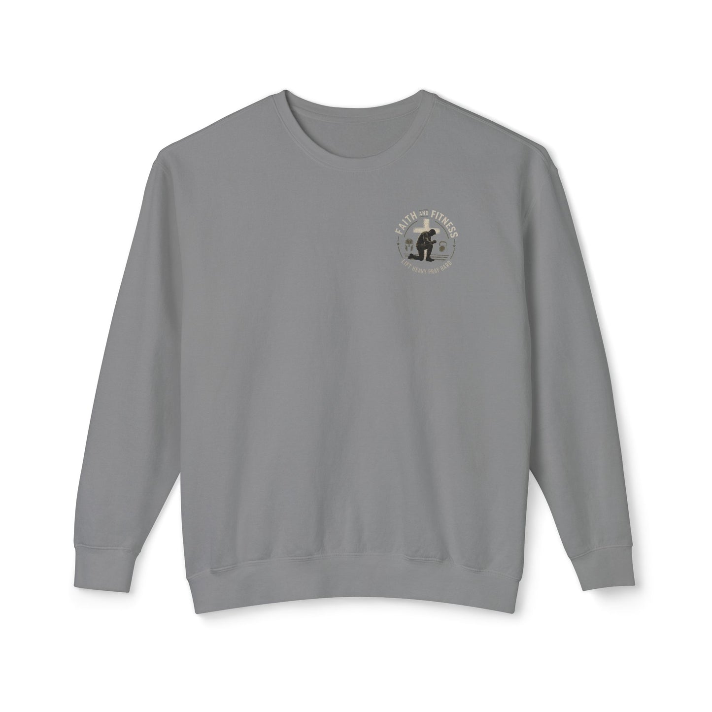 Unisex Lightweight Crewneck Sweatshirt faith over fear