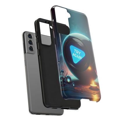 Funny Tough Phone Cases - try again Design