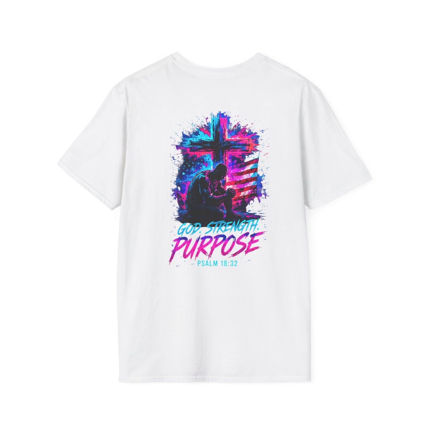 "god, strength, purpose - graphic unisex tee