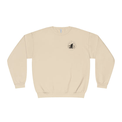 Faith Over Fear Sweatshirt — Christian Crewneck with Cross Graphic