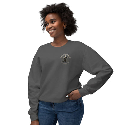 Unisex Lightweight Crewneck Sweatshirt faith over fear