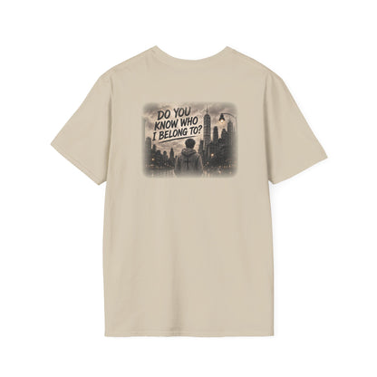 Do You Know Who I Belong To? Graphic T-Shirt — Moody Urban Night Cityscape Tee