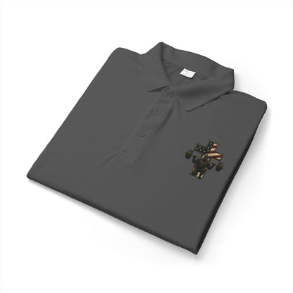 Camo Cross Embroidered Polo