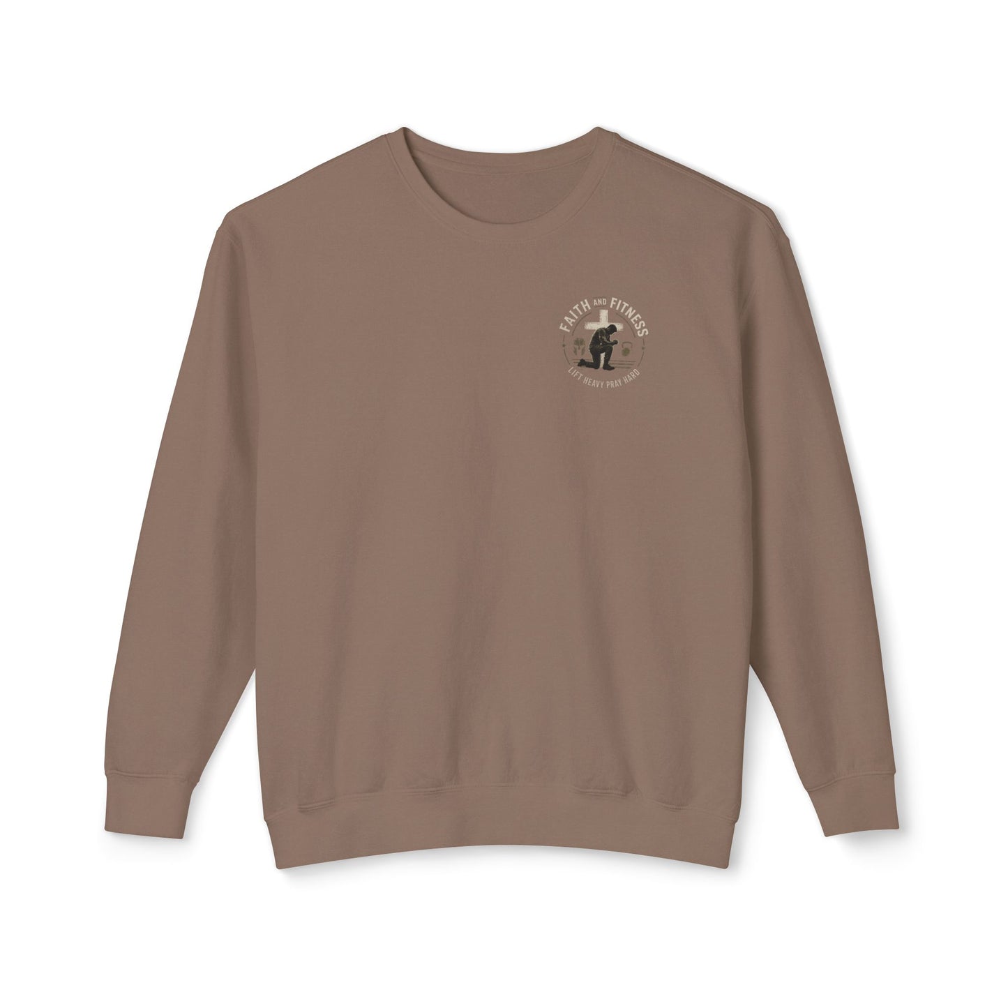 Unisex Lightweight Crewneck Sweatshirt faith over fear