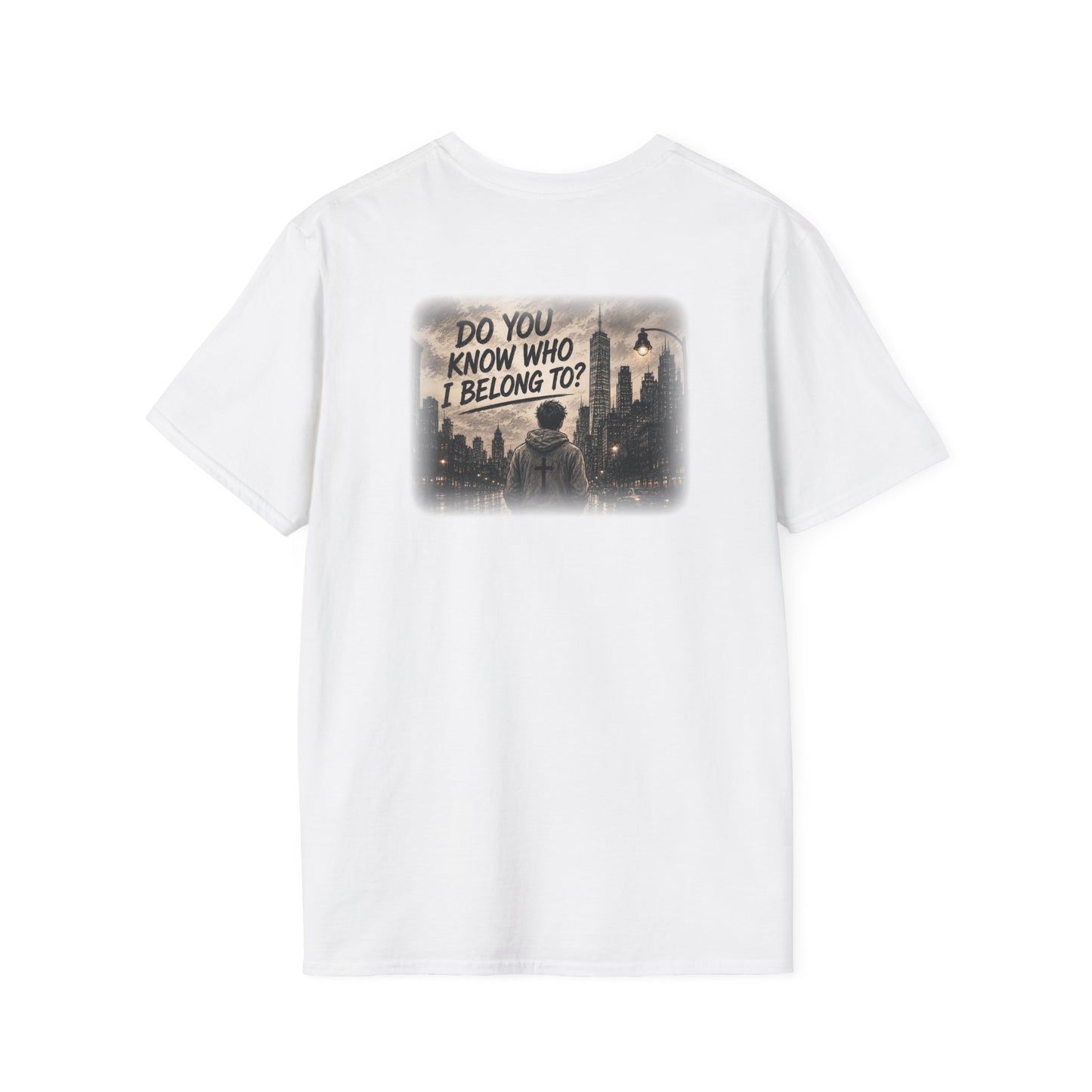 Do You Know Who I Belong To? Graphic T-Shirt — Moody Urban Night Cityscape Tee