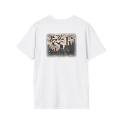Do You Know Who I Belong To? Graphic T-Shirt — Moody Urban Night Cityscape Tee