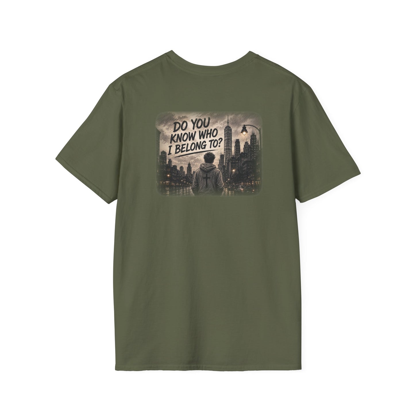 Do You Know Who I Belong To? Graphic T-Shirt — Moody Urban Night Cityscape Tee