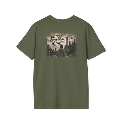 Do You Know Who I Belong To? Graphic T-Shirt — Moody Urban Night Cityscape Tee