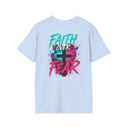 Bigfoot Camping T‑Shirt — "Faith & Friends" Sasquatch Outdoor Graphic Tee