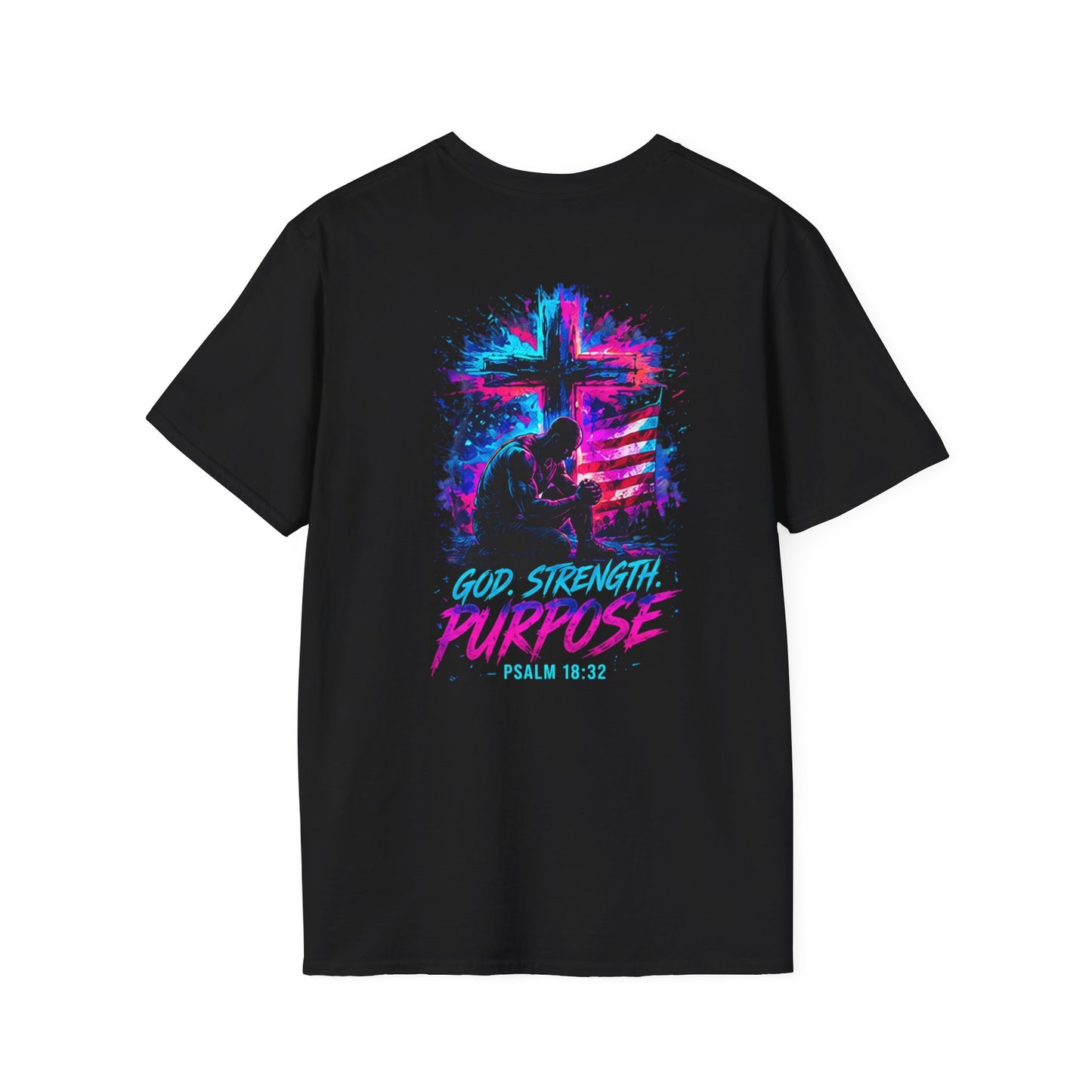 "god, strength, purpose - graphic unisex tee