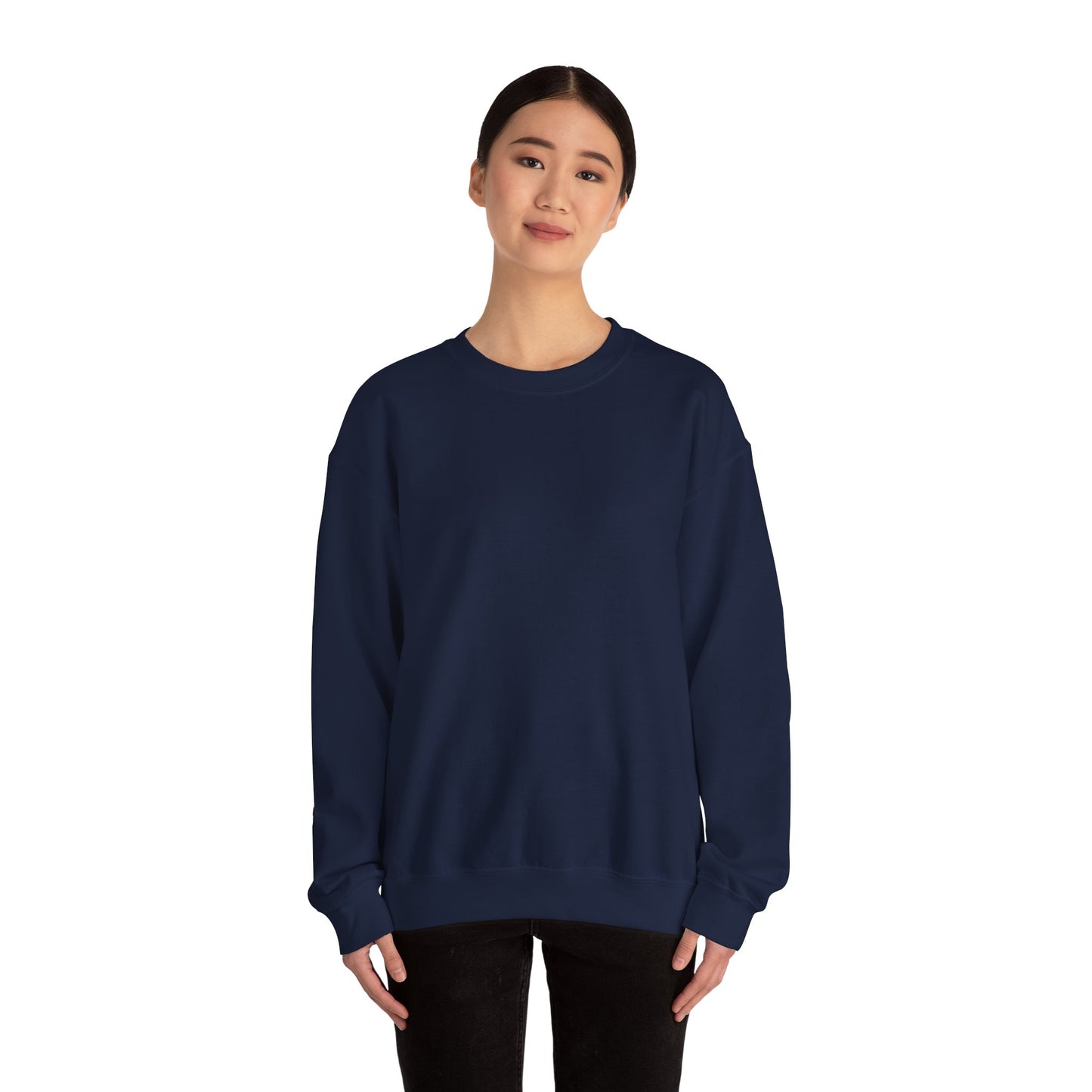 Faith & Fitness Crewneck Sweatshirt — “Lift Heavy Pray Hard” Christian Gym Pullover