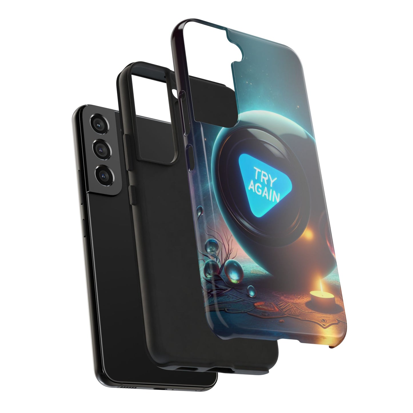 Funny Tough Phone Cases - try again Design