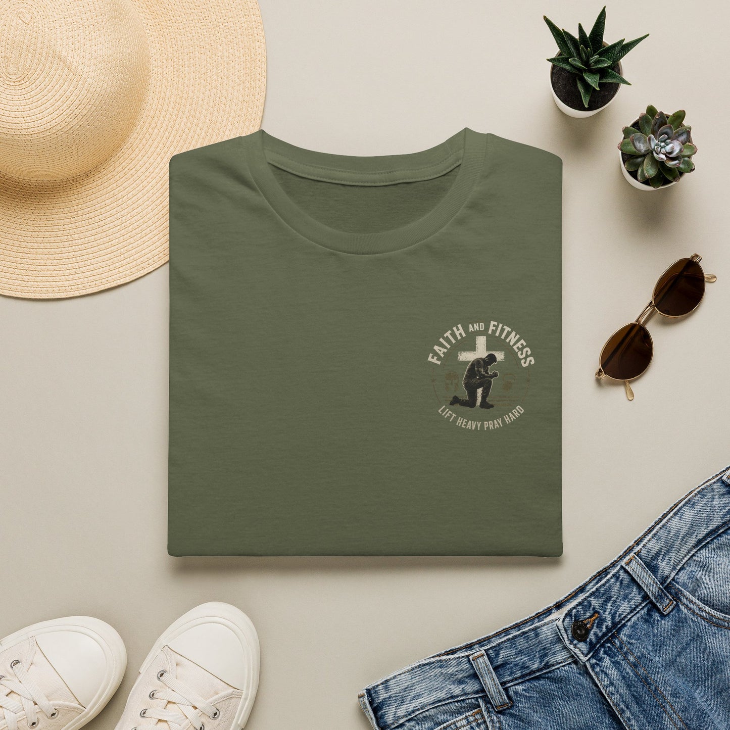 "god, strength, purpose - graphic unisex tee