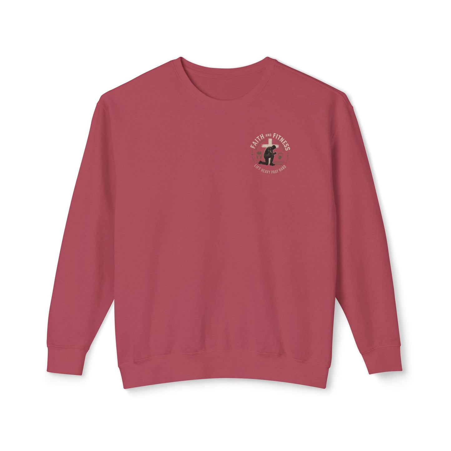 Unisex Lightweight Crewneck Sweatshirt faith over fear