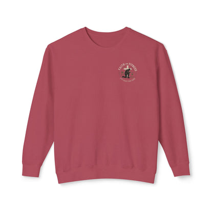 Unisex Lightweight Crewneck Sweatshirt faith over fear