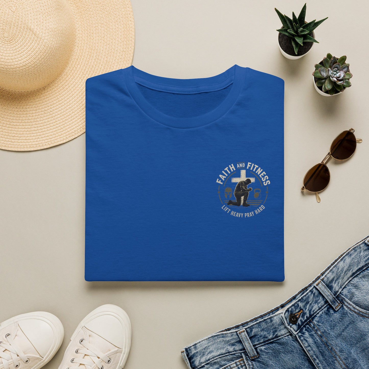 "god, strength, purpose - graphic unisex tee