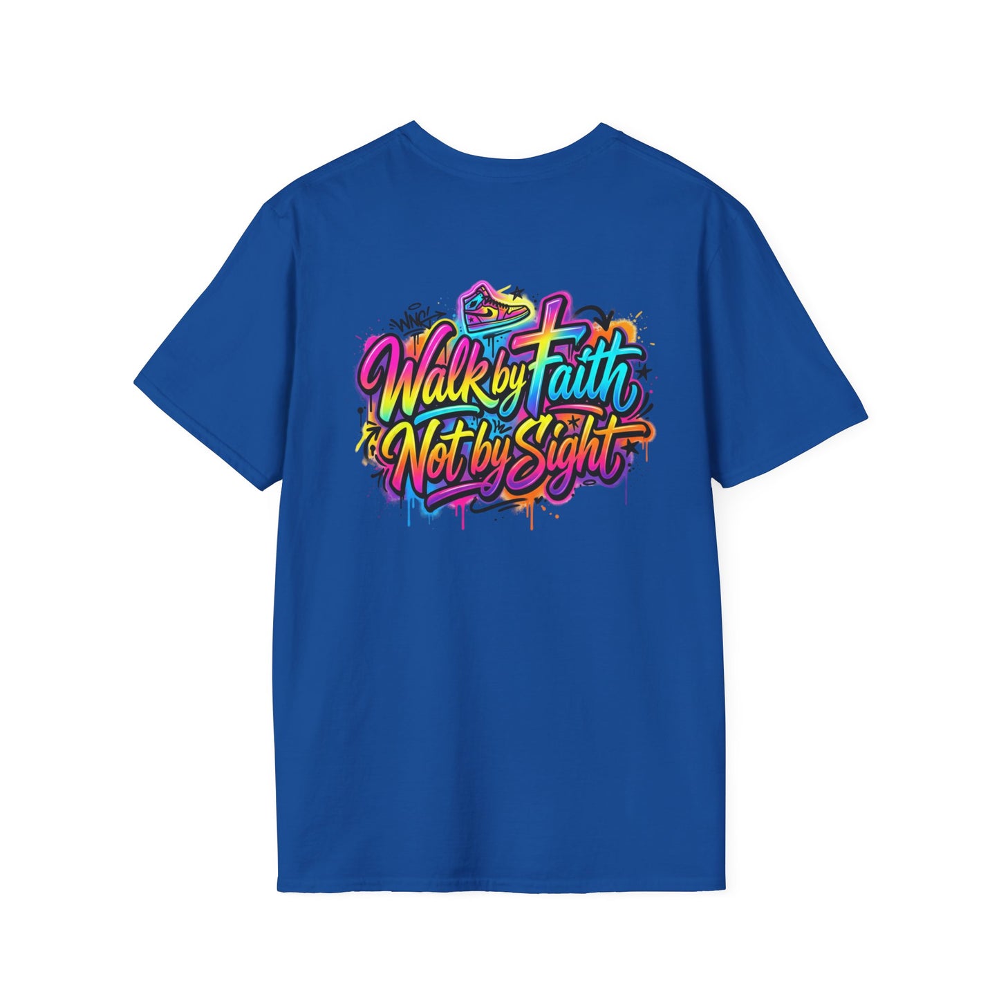 WALK BY FAITH NOT BY SIGHT T-Shirt — Motivational Gym Tee