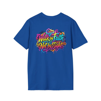 WALK BY FAITH NOT BY SIGHT T-Shirt — Motivational Gym Tee