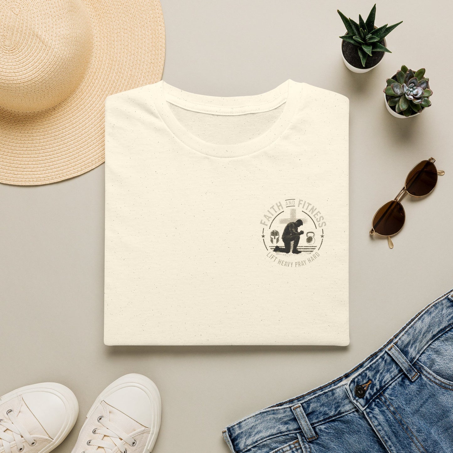 Bigfoot Camping T‑Shirt — "Faith & Friends" Sasquatch Outdoor Graphic Tee
