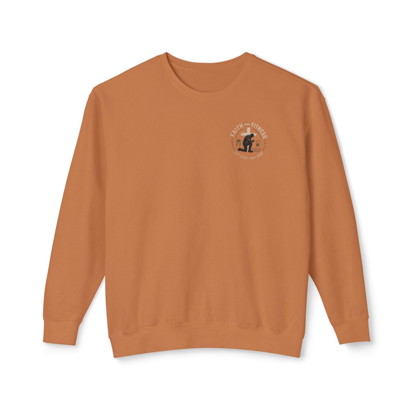 Unisex Lightweight Crewneck Sweatshirt faith over fear