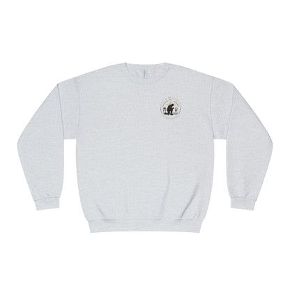 Faith Over Fear Sweatshirt — Christian Crewneck with Cross Graphic