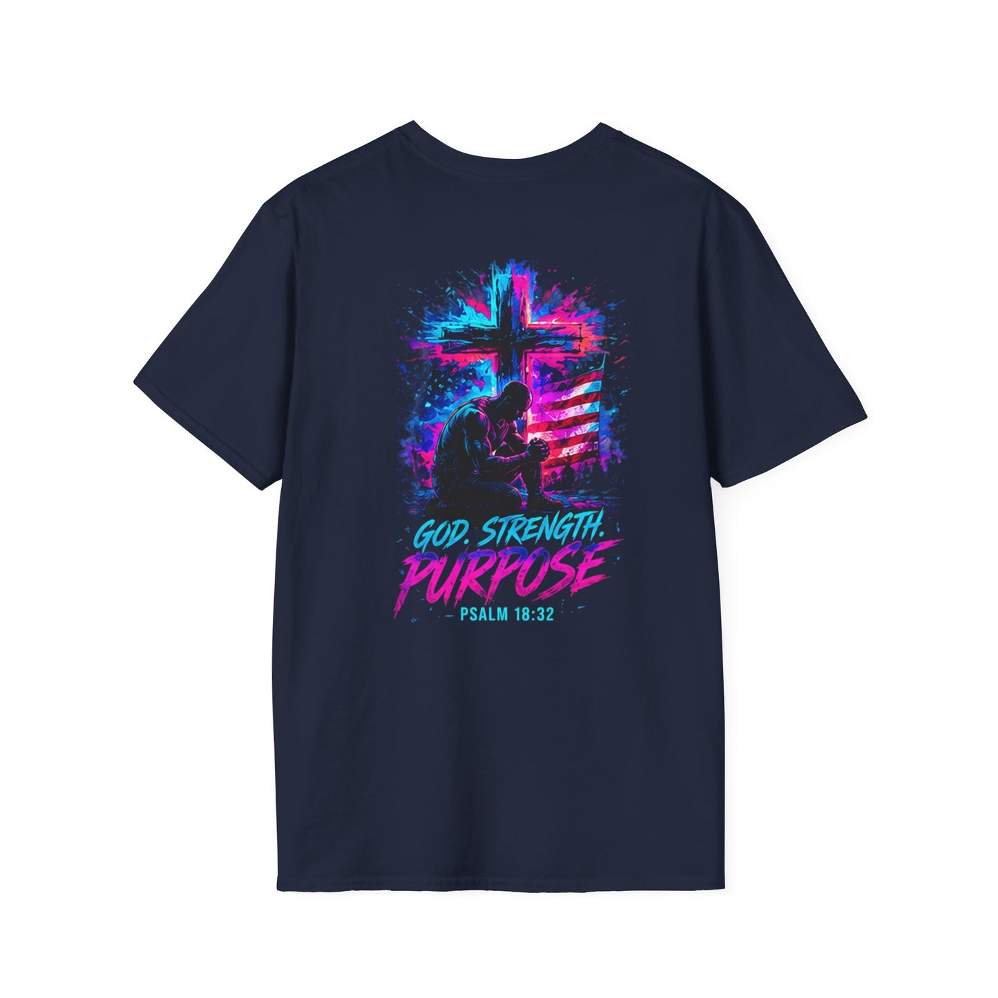 "god, strength, purpose - graphic unisex tee