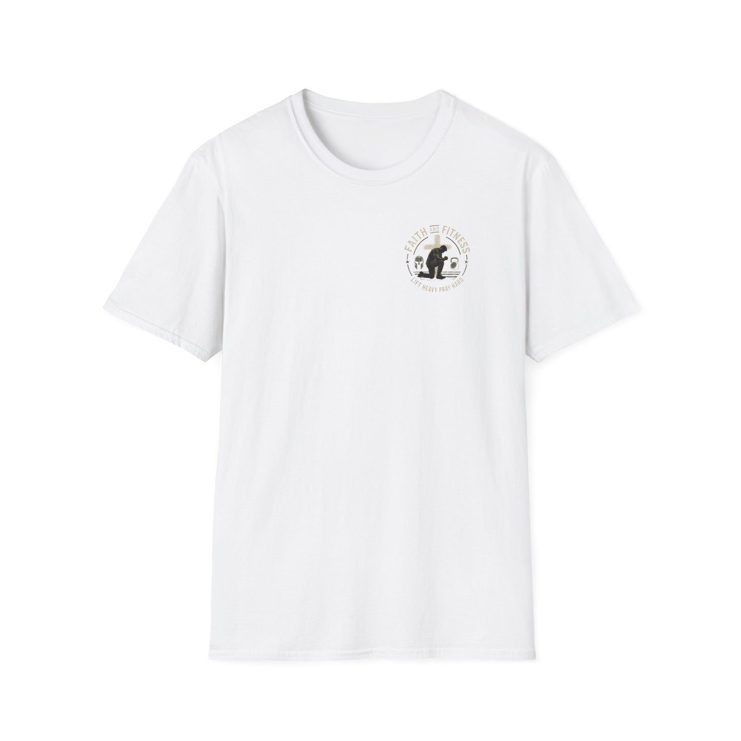 Bigfoot Camping T‑Shirt — "Faith & Friends" Sasquatch Outdoor Graphic Tee